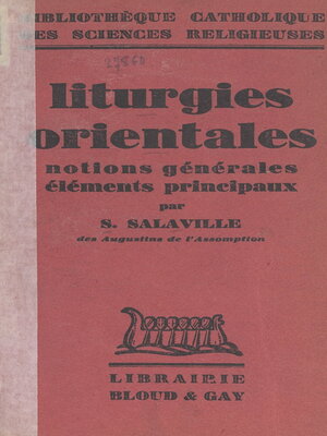 cover image of Liturgies orientales